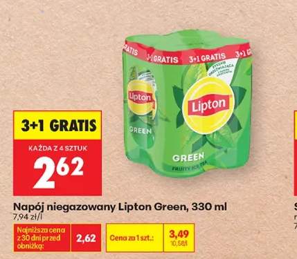 Napój niegazowany Lipton Green 330 ml