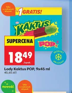 Lody Kaktus POP 9-pak 45 ml