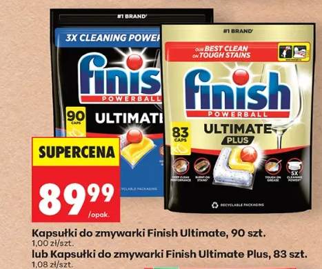 Kapsułki do zmywarki Finish Ultimate
