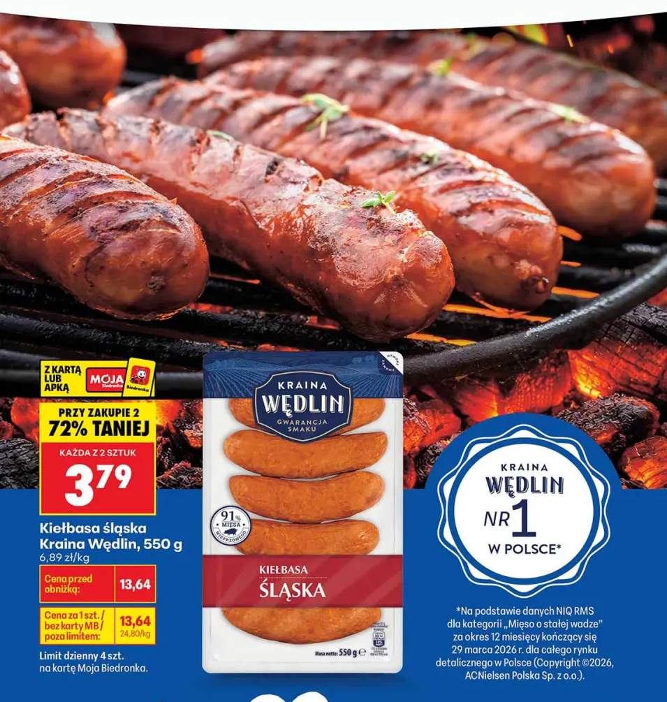 Kiełbasa śląska Kraina Wędlin