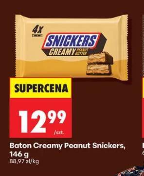 Baton Snickers Creamy Peanut 4-pak