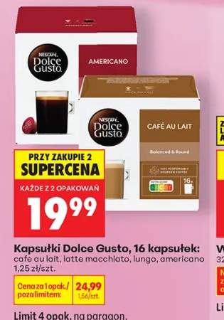 Kapsułki Dolce Gusto cafe au lait