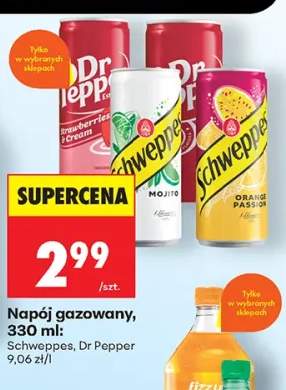 Napój gazowany Schweppes Orange Passion