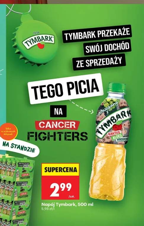 Napój Tymbark Kaktus Aloes Winogrono