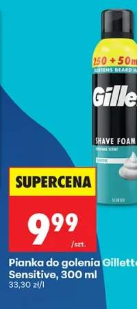 Pianka do golenia Gillette Sensitive