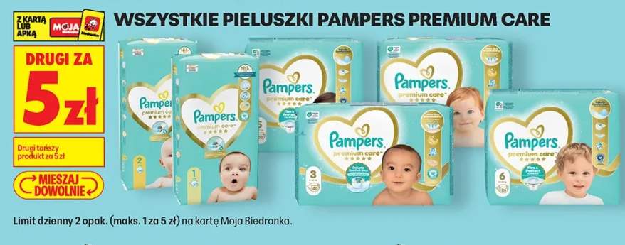 Pieluszki Pampers Premium Care