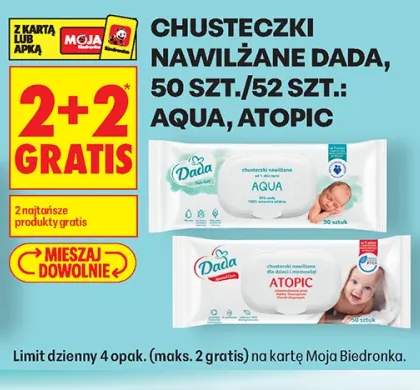 Chusteczki nawilżane Dada Aqua