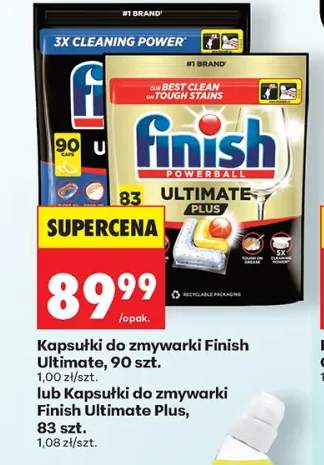 Kapsułki do zmywarki Finish Ultimate Plus