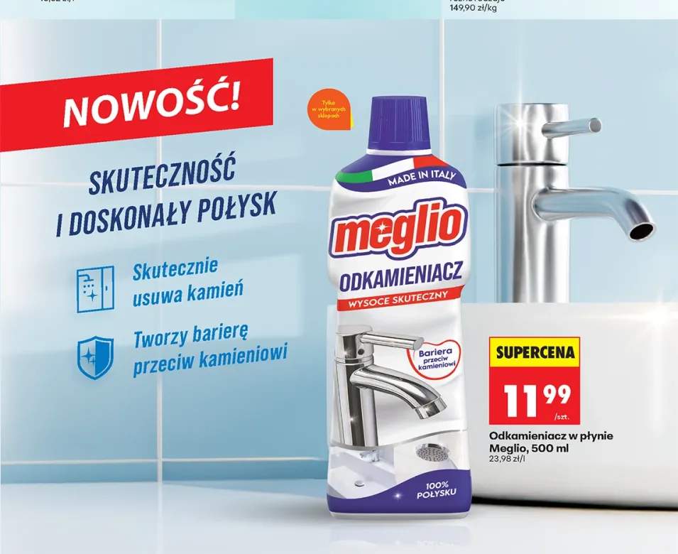 Odkamieniacz w płynie Meglio