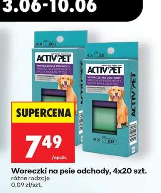 Woreczki na psie odchody Activ Pet
