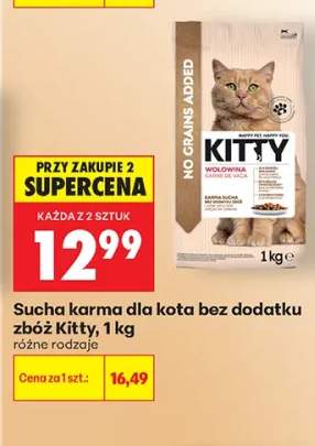 Sucha karma dla kota bez dodatku zbóż Kitty