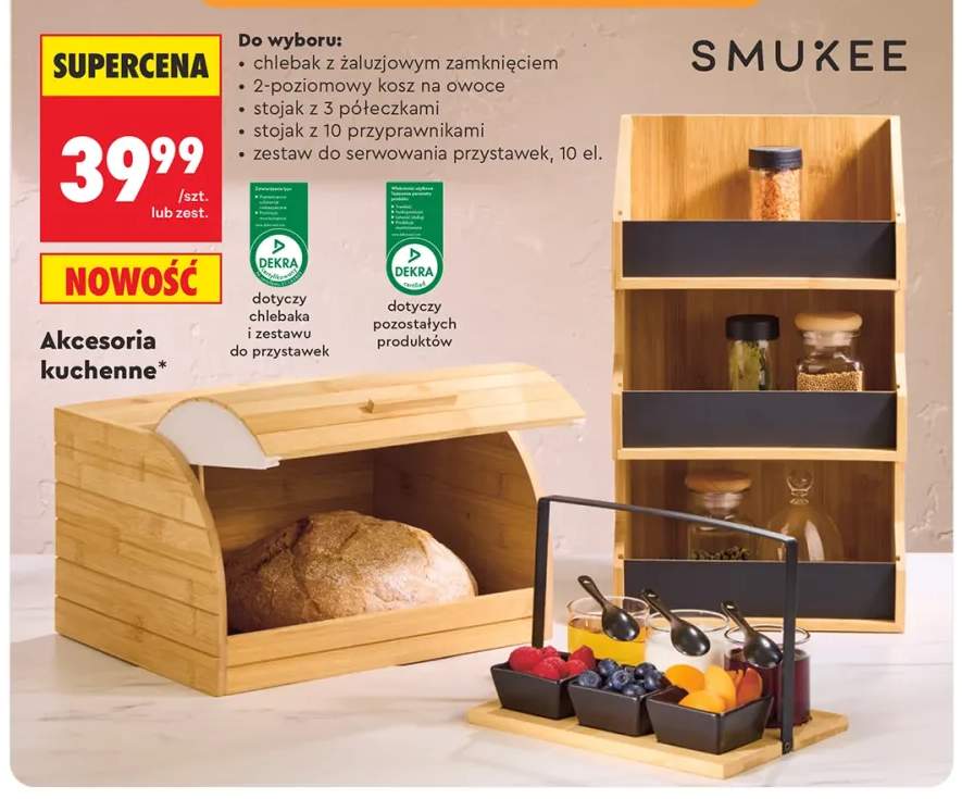 Zestaw do serwowania przystawek 10-elementowy Smukee