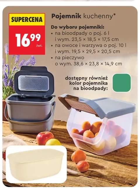 Pojemnik kuchenny na owoce i warzywa Smukee