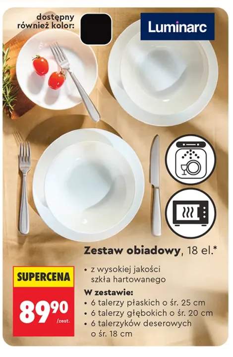 Zestaw obiadowy Luminarc 18 el.