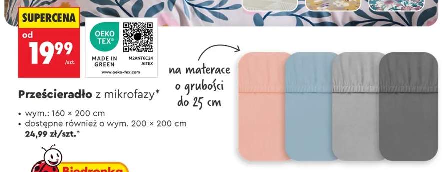 Prześcieradło z mikrofazy Smukee 160x200 cm