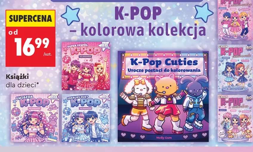 Książka K-POP Super zespół kolorowanka