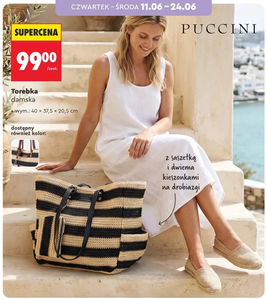 Torebka damska Puccini 40x37,5x20,5 cm