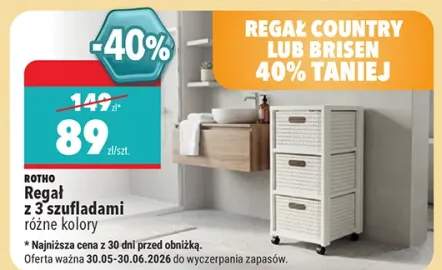 Regał z 3 szufladami Rotho