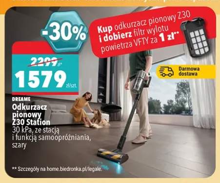 Odkurzacz pionowy Dreame Z30 Station