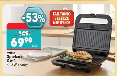 Opiekacz 3 w 1 Hoffen czarny