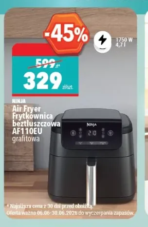 Air Fryer Frytkownica beztłuszczowa Ninja grafitowa