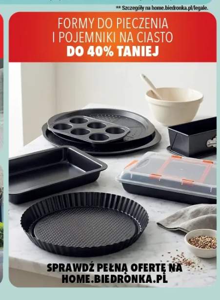 Formy do pieczenia i pojemniki na ciasto