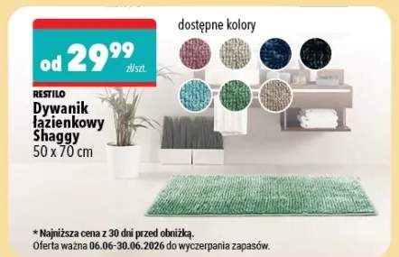 Dywanik łazienkowy Shaggy Restilo 50x70 cm