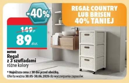 Regał z 3 szufladami Rotho