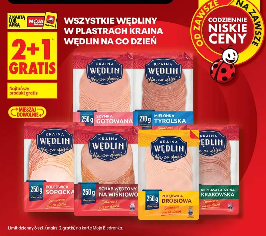 Szynka gotowana Kraina Wędlin Na co dzień
