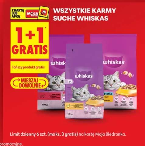Sucha karma dla kota Whiskas Sterile z kurczakiem