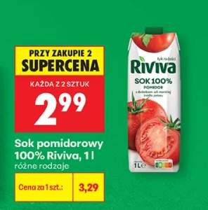 Sok pomidorowy 100% Riviva