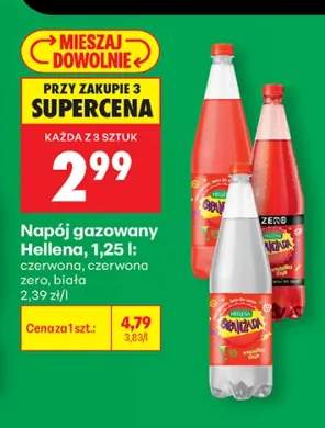 Napój gazowany Hellena czerwona