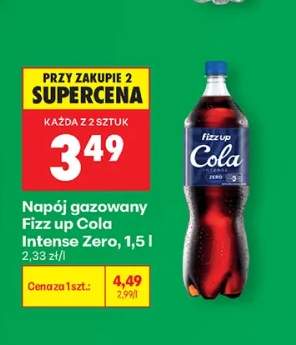 Napój gazowany Fizz Up Cola Intense Zero