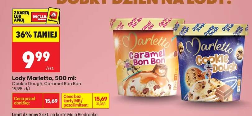 Lody Marletto Caramel Bon Bon