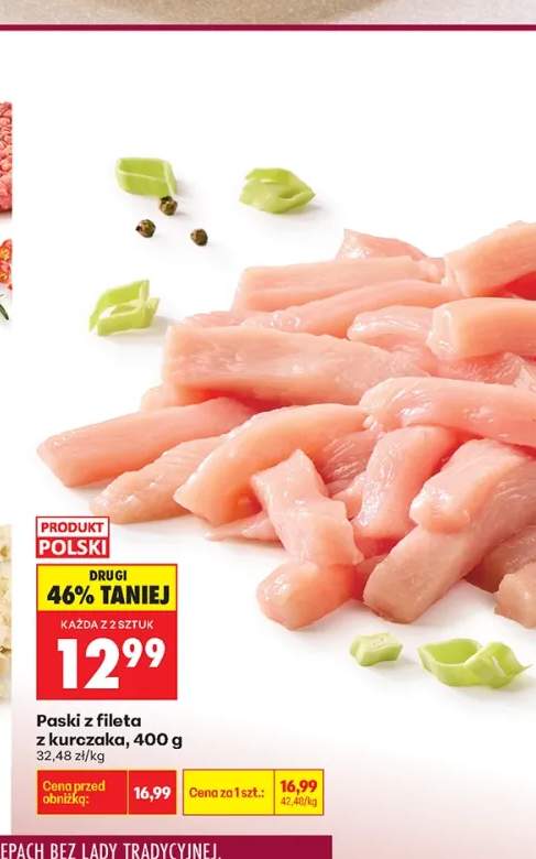 Paski z fileta z kurczaka