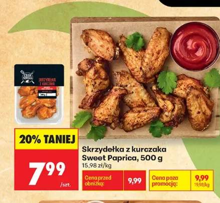 Skrzydełka z kurczaka Sweet Paprica Czas na Grill