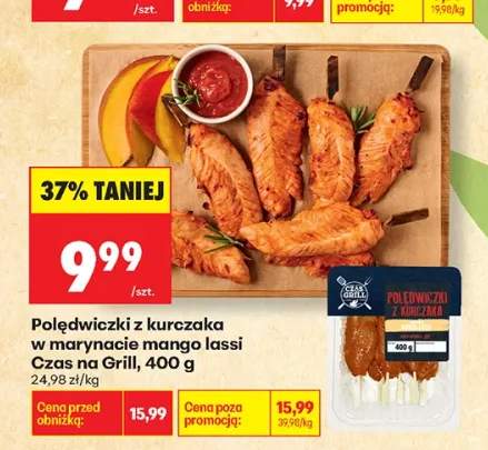 Polędwiczki z kurczaka w marynacie mango lassi Czas na Grill