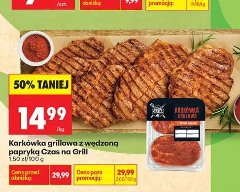Karkówka grillowa z wędzoną papryką Czas na Grill