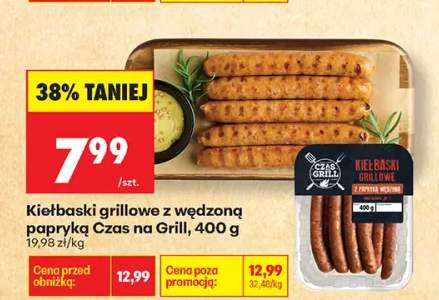 Kiełbaski grillowe z wędzoną papryką Czas na Grill