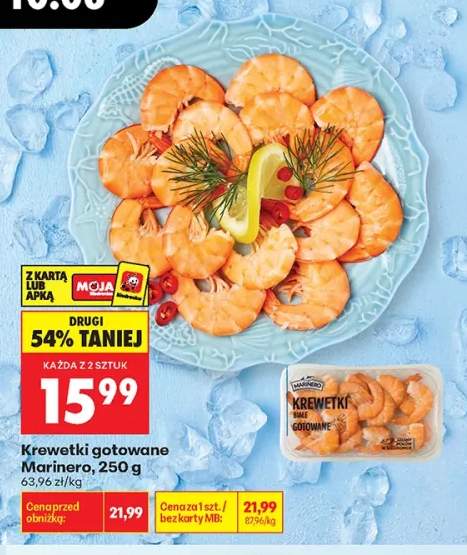 Krewetki gotowane Marinero