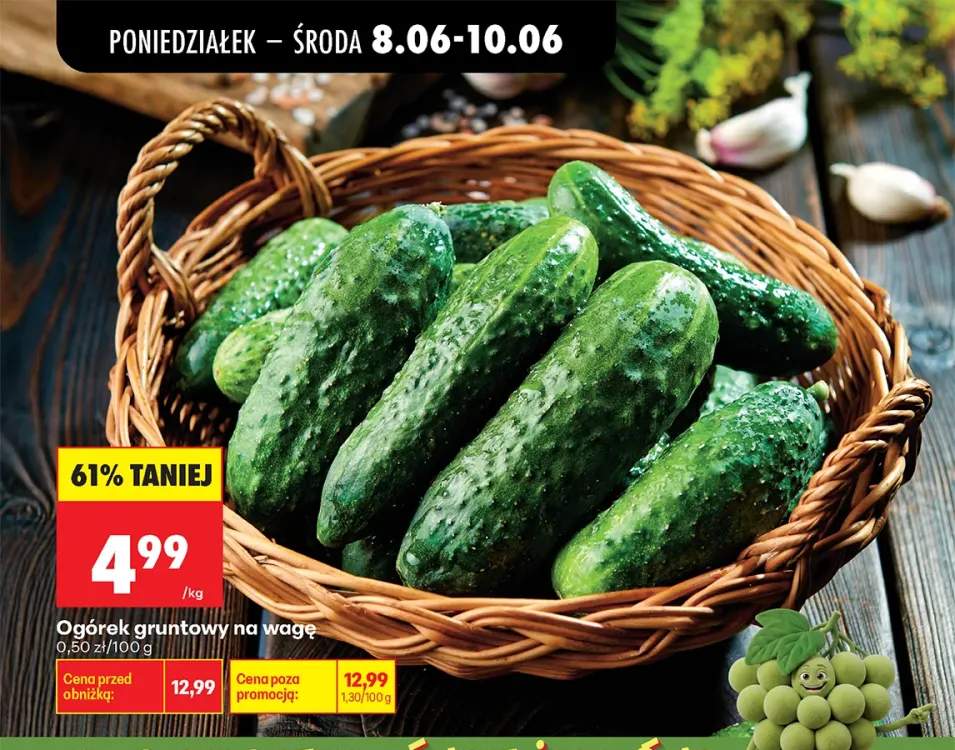 Ogórek gruntowy na wagę