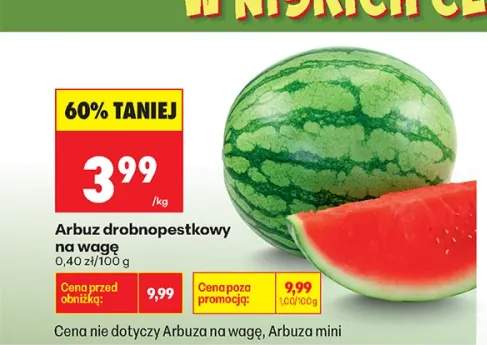 Arbuz drobnopestkowy na wagę