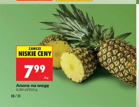 Ananas na wagę