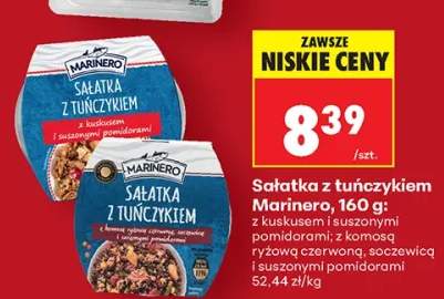 Sałatka z tuńczykiem z kuskusem i suszonymi pomidorami Marinero