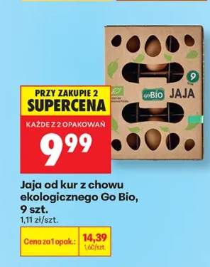 Jaja od kur z chowu ekologicznego Go Bio
