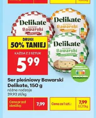 Ser pleśniowy Bawarski Delikate z zielonym pieprzem
