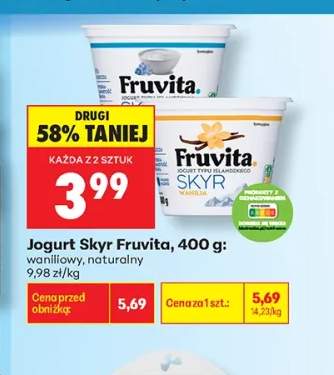 Jogurt Skyr Fruvita waniliowy
