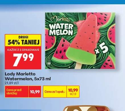 Lody Marletto Watermelon 5-pak 73 ml