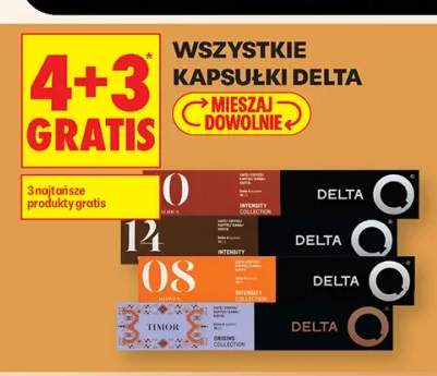 Kapsułki do kawy Delta