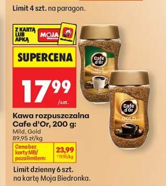 Kawa rozpuszczalna Cafe d'Or Mild